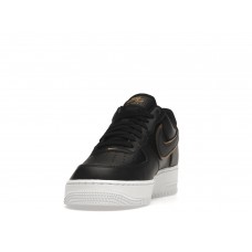 Кроссовки Nike Air Force 1 Low 07 Black Metalic Gold