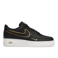 Кроссовки Nike Air Force 1 Low 07 Black Metalic Gold