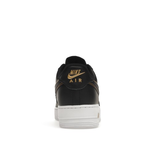 Кроссы Nike Air Force 1 Low 07 Black Metalic Gold - мужская сетка размеров
