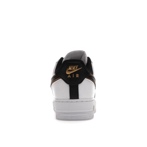 Кроссы Nike Air Force 1 Low 07 LV8 Double Swoosh White Metallic Gold - мужская сетка размеров