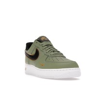 Кроссовки Nike Air Force 1 Low 07 LV8 Double Swoosh Olive Gold Black