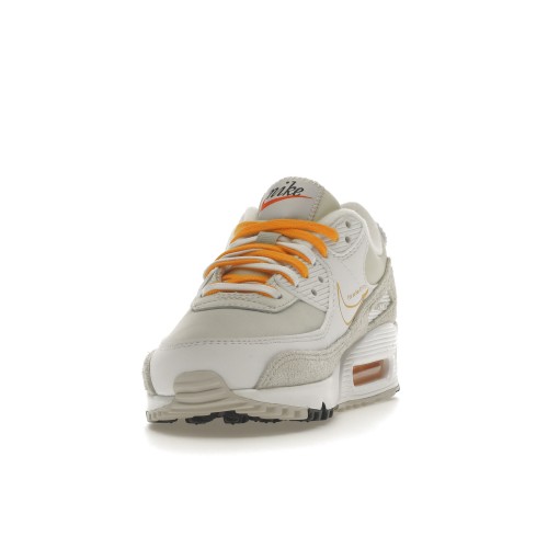 Кроссы Nike Air Max 90 Light Bone University Gold (W) - женская сетка размеров