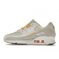 Женские Nike Air Max 90 Light Bone University Gold (W)
