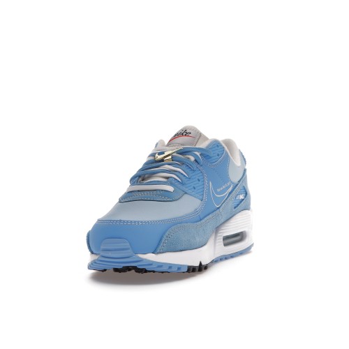 Кроссы Nike Air Max 90 SE First Use University Blue - мужская сетка размеров