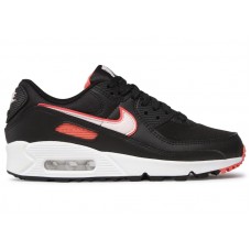 Женские кроссовки Nike Air Max 90 Black Light Soft Pink (W)