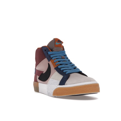 Кроссы Nike SB Blazer Mid Mosaic Brown - мужская сетка размеров