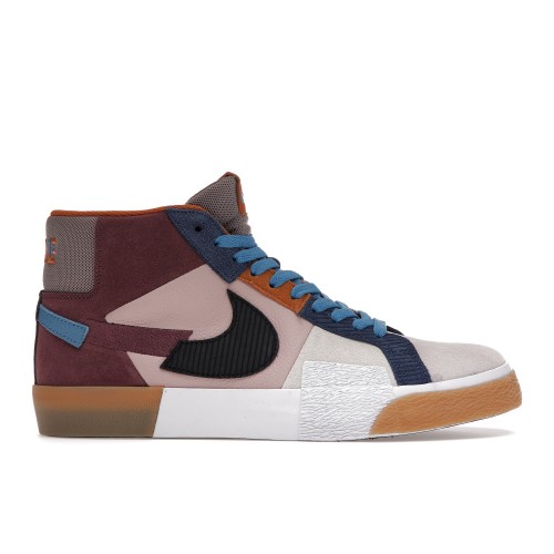 Кроссы Nike SB Blazer Mid Mosaic Brown - мужская сетка размеров