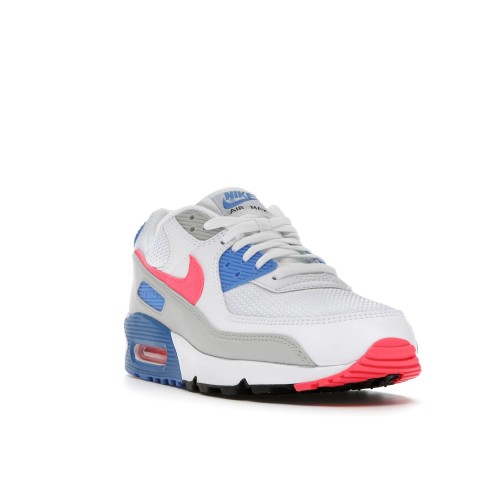 Кроссы Nike Air Max 90 Hot Coral (W) - женская сетка размеров