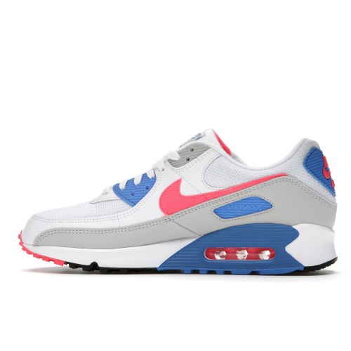 Кроссы Nike Air Max 90 Hot Coral (W) - женская сетка размеров