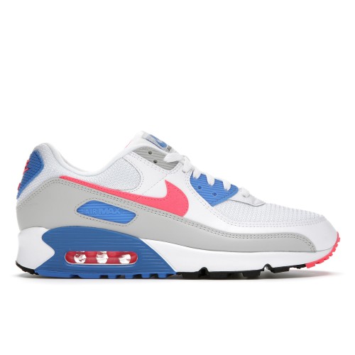 Кроссы Nike Air Max 90 Hot Coral (W) - женская сетка размеров