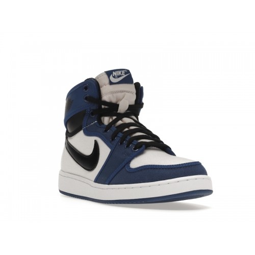 Кроссы Jordan 1 Retro AJKO Storm Blue - мужская сетка размеров