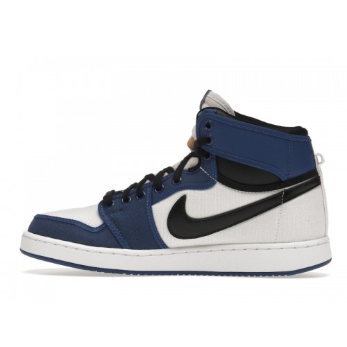 Кроссы Jordan 1 Retro AJKO Storm Blue - мужская сетка размеров
