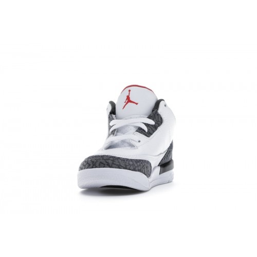 Кроссы Jordan 3 Retro SE Fire Red Denim (PS) - детская сетка размеров