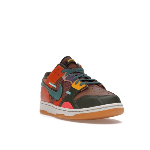 Кроссы Nike Dunk Low Scrap Archeo Brown - мужская сетка размеров