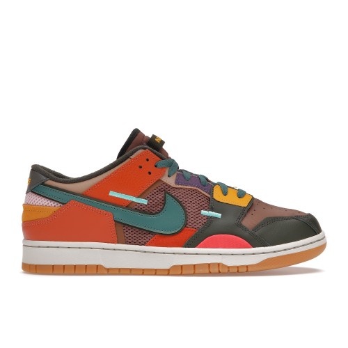 Кроссы Nike Dunk Low Scrap Archeo Brown - мужская сетка размеров