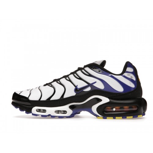 Кроссы Nike Air Max Plus Persian Violet White - мужская сетка размеров