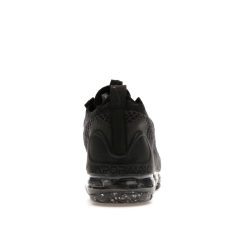 Кроссы Nike Air VaporMax 2021 FK Triple Black (GS) - подростковая сетка размеров