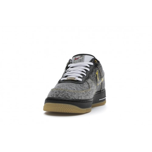 Кроссы Nike Air Force 1 Low Remix Black - мужская сетка размеров
