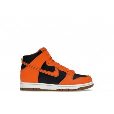 Подростковые кроссовки Nike Dunk High Safty Orange (GS)