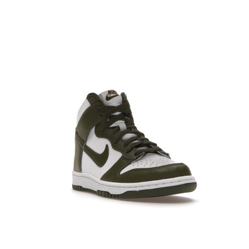 Кроссы Nike Dunk High Retro Cargo Khaki (GS) - подростковая сетка размеров