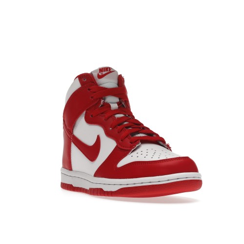 Кроссы Nike Dunk High Championship White Red (GS) - подростковая сетка размеров
