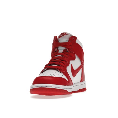 Кроссы Nike Dunk High Championship White Red (GS) - подростковая сетка размеров