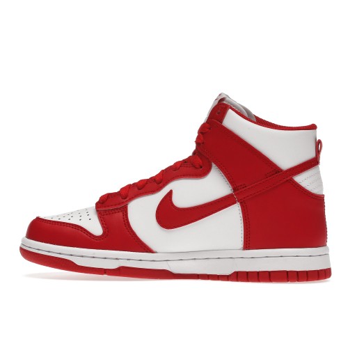 Кроссы Nike Dunk High Championship White Red (GS) - подростковая сетка размеров