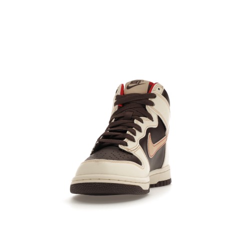 Кроссы Nike Dunk High Baroque Brown (GS) - подростковая сетка размеров