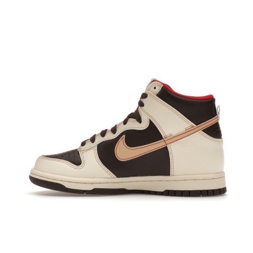 Кроссы Nike Dunk High Baroque Brown (GS) - подростковая сетка размеров
