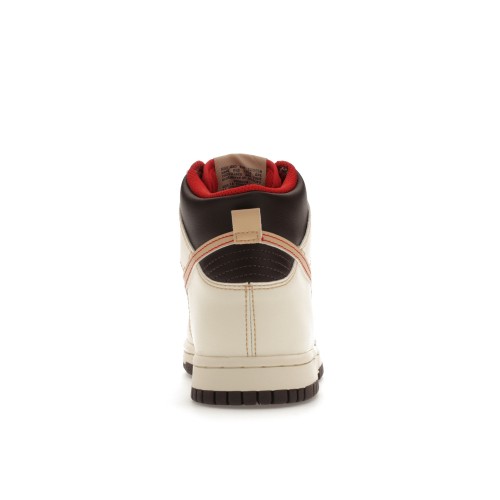 Кроссы Nike Dunk High Baroque Brown (GS) - подростковая сетка размеров
