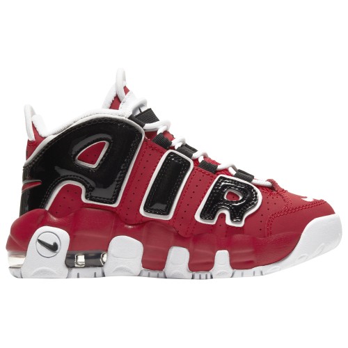 Кроссы Nike Air More Uptempo Bulls Hoops Pack (PS) - детская сетка размеров