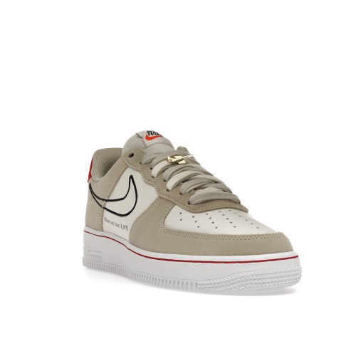 Кроссы Nike Air Force 1 Low First Use Light Sail Red - мужская сетка размеров