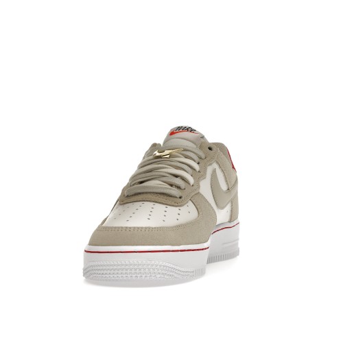 Кроссы Nike Air Force 1 Low First Use Light Sail Red - мужская сетка размеров
