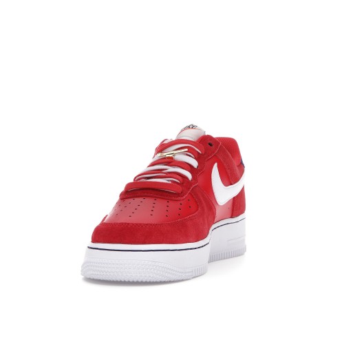 Кроссы Nike Air Force 1 Low First Use University Red - мужская сетка размеров