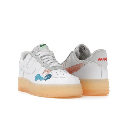 Кроссы Nike Air Force 1 Flyleather Mayumi Yamase White - мужская сетка размеров