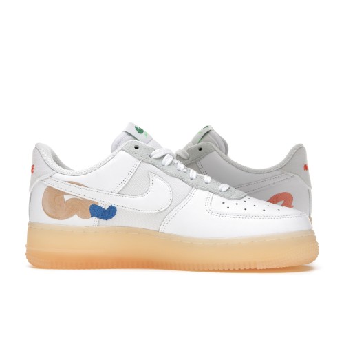 Кроссы Nike Air Force 1 Flyleather Mayumi Yamase White - мужская сетка размеров