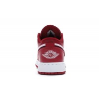 Подростковые Jordan 1 Low SE Red Quilt (GS)