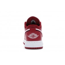 Подростковые Jordan 1 Low SE Red Quilt (GS)