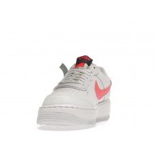 Женские кроссовки Nike Air Force 1 Low Shadow White Solar Red (W)