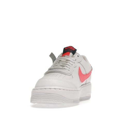 Кроссы Nike Air Force 1 Low Shadow White Solar Red (W) - женская сетка размеров