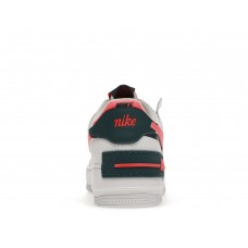 Женские кроссовки Nike Air Force 1 Low Shadow White Solar Red (W)