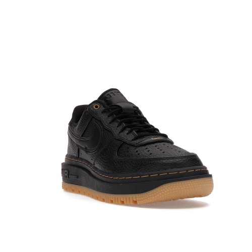 Кроссы Nike Air Force 1 Low Luxe Black Gum - мужская сетка размеров