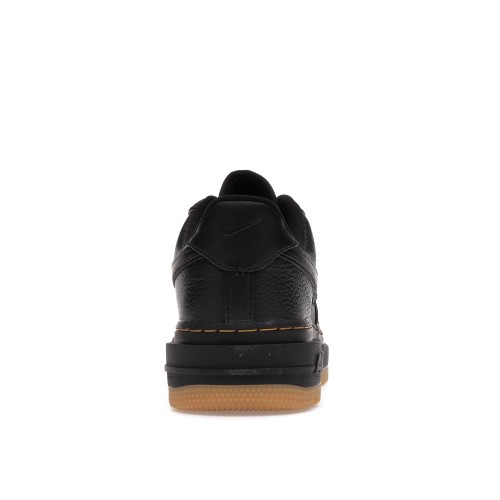 Кроссы Nike Air Force 1 Low Luxe Black Gum - мужская сетка размеров