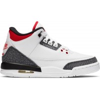 Подростковые Jordan 3 Retro SE-T JP Fire Red Denim (GS)