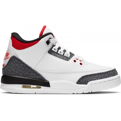 Air Jordan 3 SE-T GS Fire Red Japan Exclusive - подростковая сетка размеров