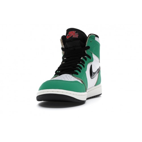 Кроссы Jordan 1 Retro High Lucky Green (W) - женская сетка размеров