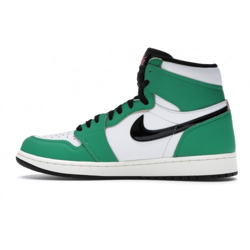 Кроссы Jordan 1 Retro High Lucky Green (W) - женская сетка размеров