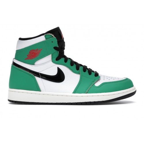 Кроссы Jordan 1 Retro High Lucky Green (W) - женская сетка размеров