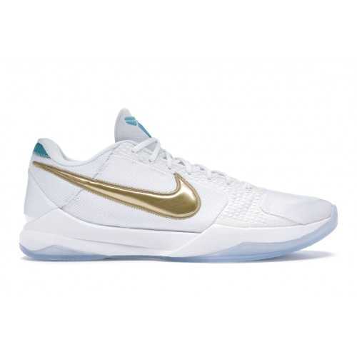 Кроссы Nike Kobe 5 Protro Undefeated What If White - мужская сетка размеров