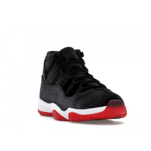 Кроссы Jordan 11 Retro Bred Velvet (W) - женская сетка размеров